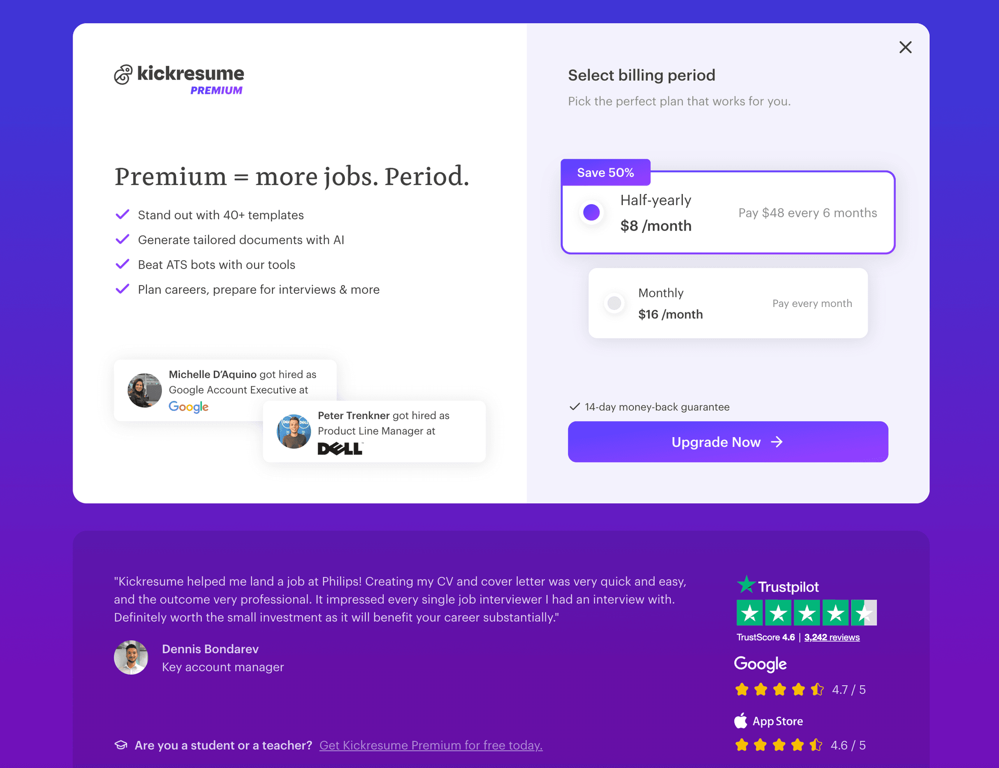Kickresume Alternative