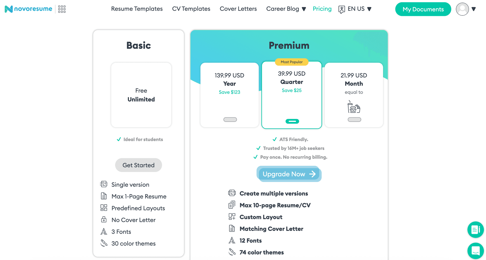 NovoResume Alternative