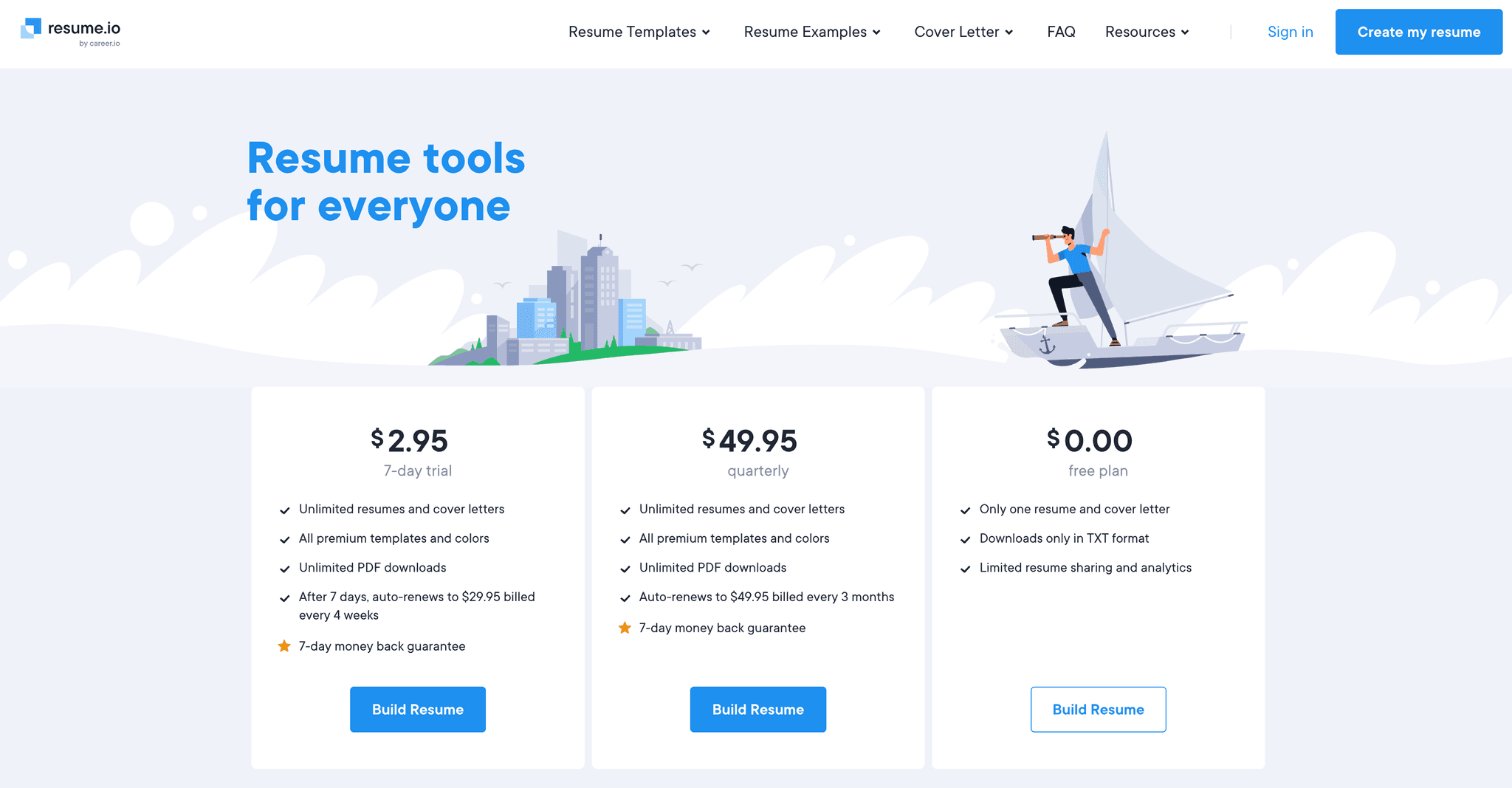 Resume.io Alternative